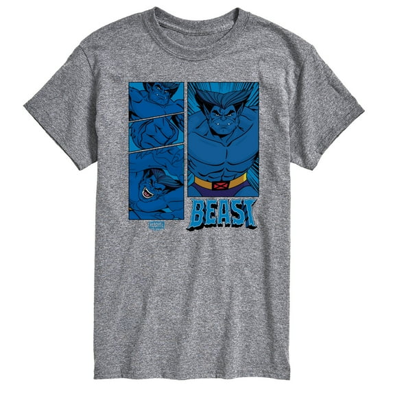 Marvel - X-Men Beast Grid - Men's Short Sleeve Graphic T-Shirt
