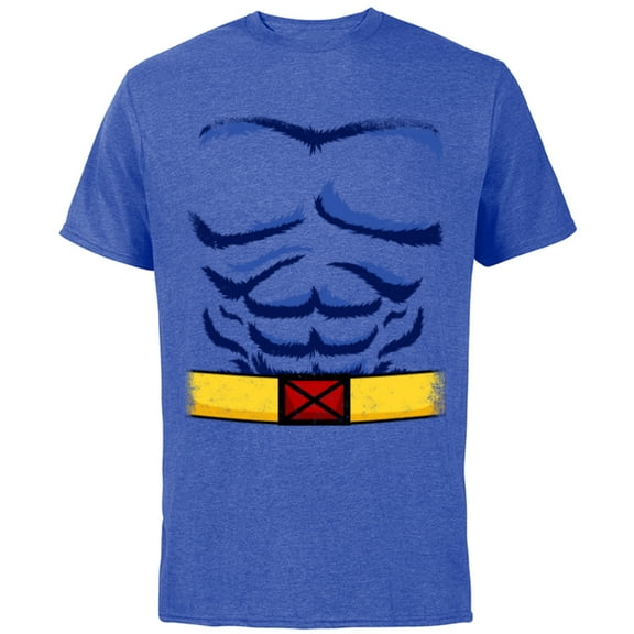 Marvel X-Men Beast Halloween Costume - Short Sleeve Cotton T-Shirt for Adults - Customized-Royal Heather