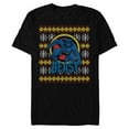 thumbnail image 1 of Marvel X-Men Beast Holiday Sweater - Short Sleeve Blended T-Shirt for Adults - Customized-Black, 1 of 5