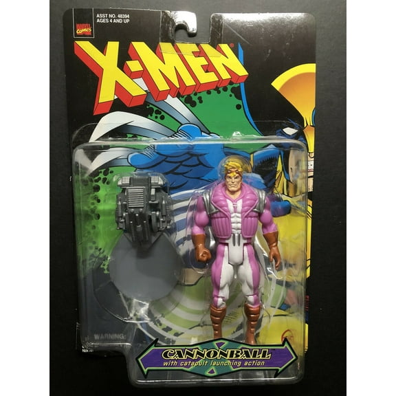 Marvel X-Men Cannonball Action Figure with Catapult Launching Action 1998