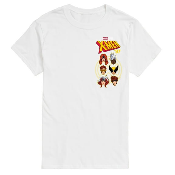 Marvel X-Men - Character Head - Men's Short Sleeve Graphic T-Shirt