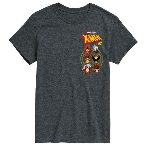 Marvel X-Men - Character Head - Men's Short Sleeve Graphic T-Shirt