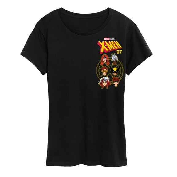 Marvel X-Men - Character Head - Women's Short Sleeve Graphic T-Shirt