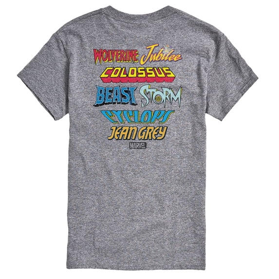 Marvel X-Men - Character Logos - Men's Short Sleeve Graphic T-Shirt