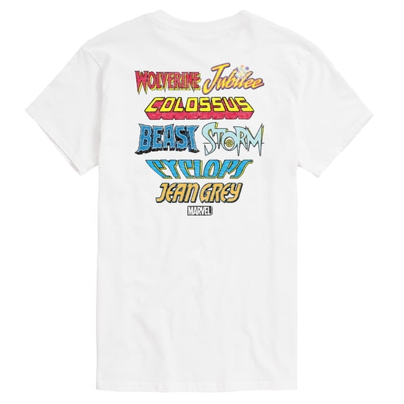 Marvel X-Men - Character Logos - Men's Short Sleeve Graphic T-Shirt