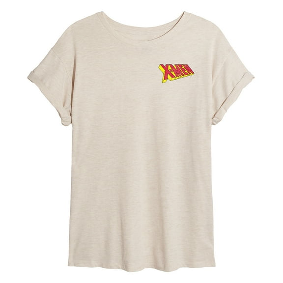 Marvel X-Men - Character Logos - Women's Oversized Graphic T-Shirt
