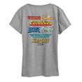 thumbnail image 1 of Marvel X-Men - Character Logos - Women's Short Sleeve Graphic T-Shirt, 1 of 5