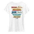thumbnail image 1 of Marvel X-Men - Character Logos - Women's Short Sleeve Graphic T-Shirt, 1 of 5