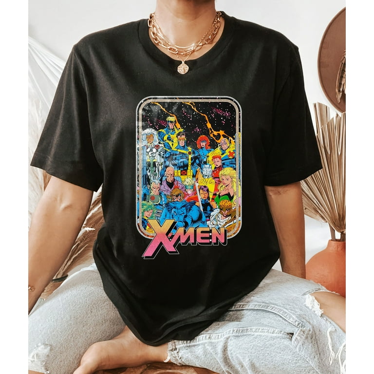 Marvel X Men Classic Vintage Comic Group Shot T Shirt Marvel Superhero 80s 90s Shirt Marvel Series Shirt Unisex Adult T shirt Kid T shirt Walmart