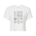thumbnail image 1 of Marvel X-Men - Comic Character Grid - Juniors Cropped Graphic T-Shirt, 1 of 5