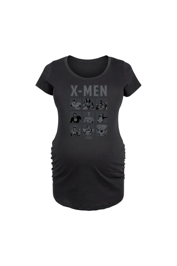 X-Men - Comic Character Grid - Maternity Scoop Neck Graphic T-Shirt