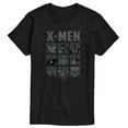 thumbnail image 1 of Marvel X-Men - Comic Character Grid - Men's Short Sleeve Graphic T-Shirt, 1 of 4