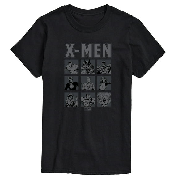 Marvel X-Men - Comic Character Grid - Men's Short Sleeve Graphic T-Shirt