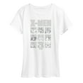 thumbnail image 1 of Marvel X-Men - Comic Character Grid - Women's Short Sleeve Graphic T-Shirt, 1 of 5