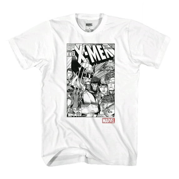 Marvel X-Men Comic Cover White Graphic T-Shirt - 2XL