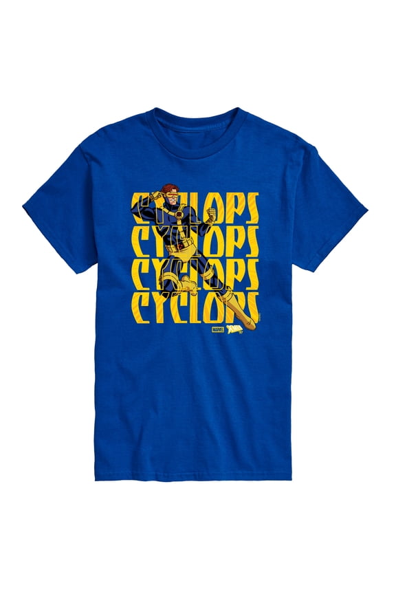 - X-Men Cyclops Color Box - Men's Short Sleeve Graphic T-Shirt