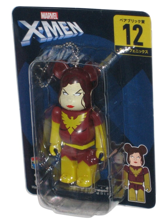 Marvel X-Men Dark Phoenix Medicom Toys Bearbrick Figure Keychain #12