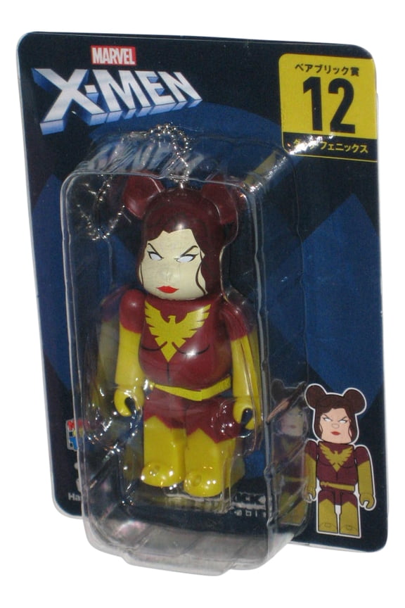 Marvel X-Men Dark Phoenix Medicom Toys Bearbrick Figure Keychain #12