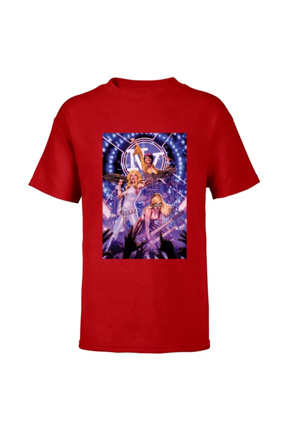 X-Men Dazzler Boom Boom Jubilee Band X-Terminators - Short Sleeve T-Shirt for Kids - Customized-Red