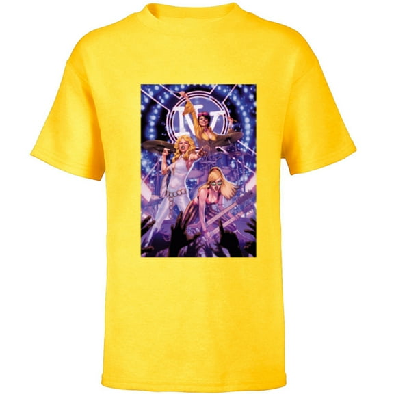 Marvel X-Men Dazzler Boom Boom Jubilee Band X-Terminators - Short Sleeve T-Shirt for Kids - Customized-Yellow