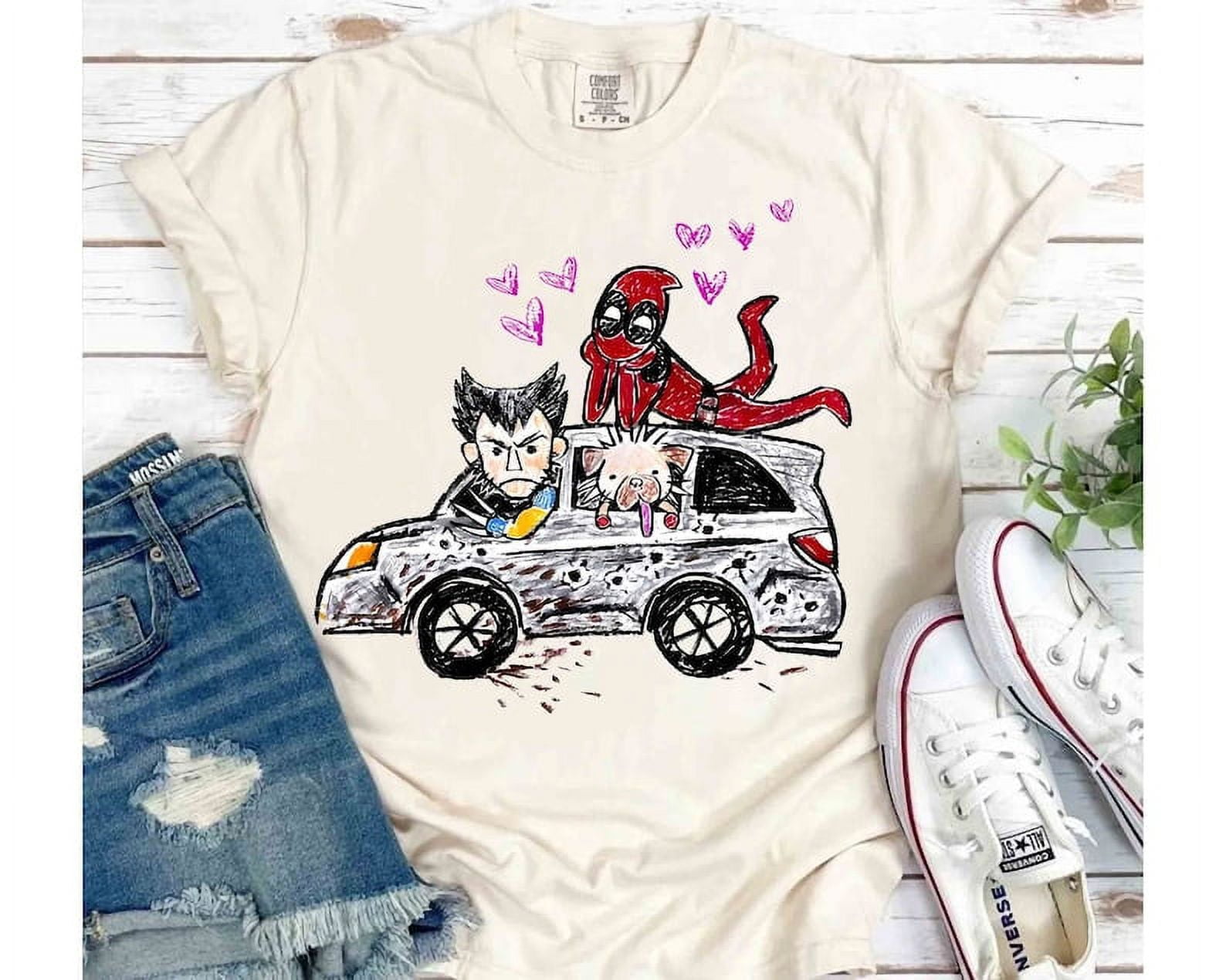 Marvel XMen Deadpool Wolverine Dogpool 2024 Shirts, Wolverine Logan