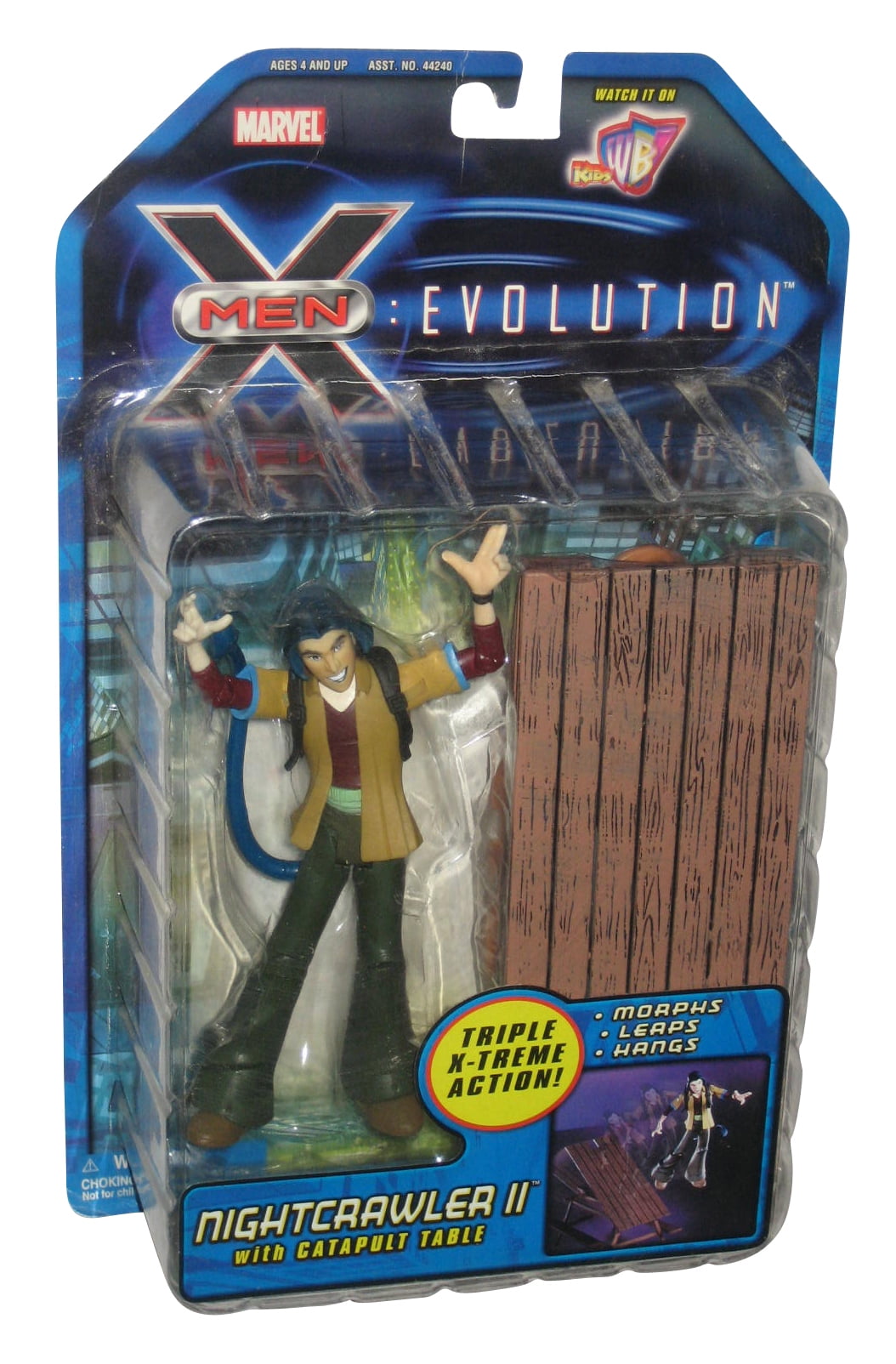 Marvel XMen Evolution Toy Biz (2001) Nightcrawler II Figure w