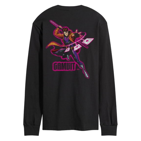 Marvel - X-Men Gambit Men's Long Sleeve Graphic T-Shirt