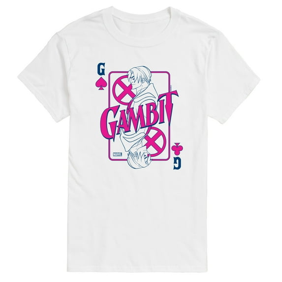 Marvel X-Men - Gambit Playing Card - Men's Short Sleeve Graphic T-Shirt