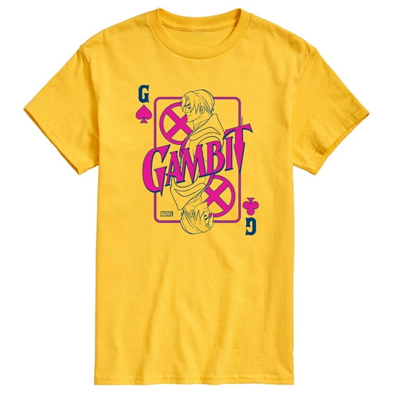 Marvel X-Men - Gambit Playing Card - Men's Short Sleeve Graphic T-Shirt