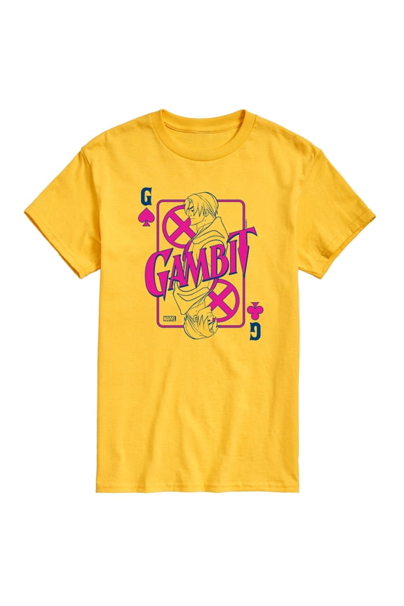 X-Men - Gambit Playing Card - Men's Short Sleeve Graphic T-Shirt