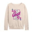 thumbnail image 1 of Marvel X-Men - Gambit Playing Card - Women's French Terry Pullover Sweatshirt, 1 of 5