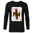 thumbnail image 1 of Marvel X-Men Gambit Playing Cards 90s - Long Sleeve T-Shirt for Men – Customized-Black, 1 of 5