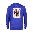 thumbnail image 1 of Marvel X-Men Gambit Playing Cards 90s - Pullover Hoodie for Adults – Customized-Royal Heather, 1 of 5