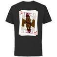 thumbnail image 1 of Marvel X-Men Gambit Playing Cards 90s - Short Sleeve Cotton T-Shirt for Adults - Customized-Black, 1 of 5