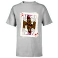 thumbnail image 1 of Marvel X-Men Gambit Playing Cards 90s - Short Sleeve T-Shirt for Kids – Customized-Athletic Heather, 1 of 5