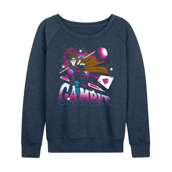 Marvel X-Men - Gambit Space - Women's French Terry Pullover Sweatshirt