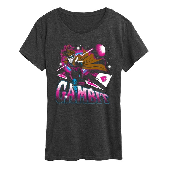 Marvel X-Men - Gambit Space - Women's Short Sleeve Graphic T-Shirt