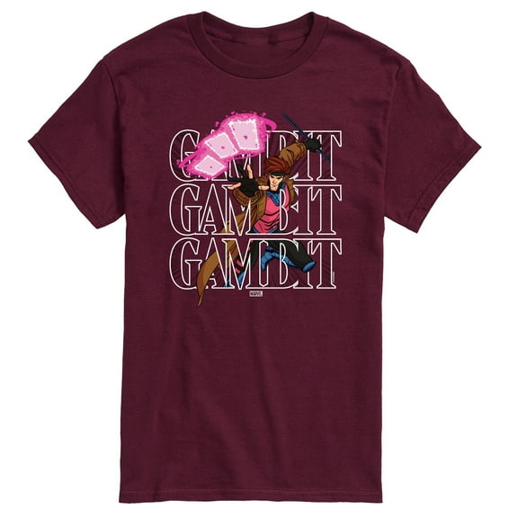 Marvel X-Men - Gambit Stack - Men's Short Sleeve Graphic T-Shirt