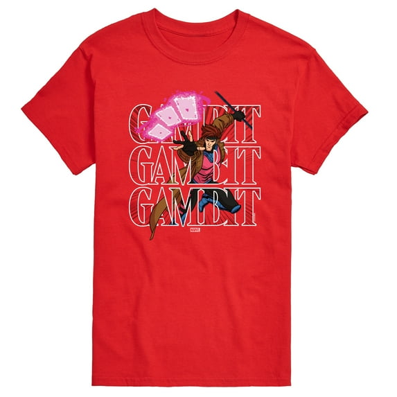 Marvel X-Men - Gambit Stack - Men's Short Sleeve Graphic T-Shirt
