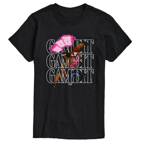 Marvel X-Men - Gambit Stack - Men's Short Sleeve Graphic T-Shirt