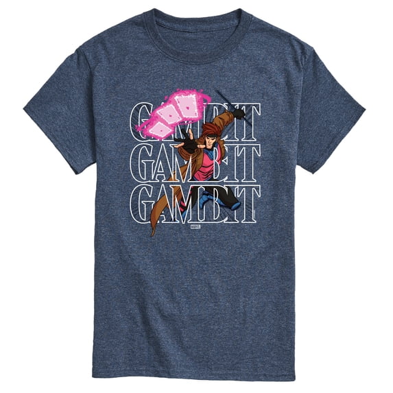 Marvel X-Men - Gambit Stack - Men's Short Sleeve Graphic T-Shirt