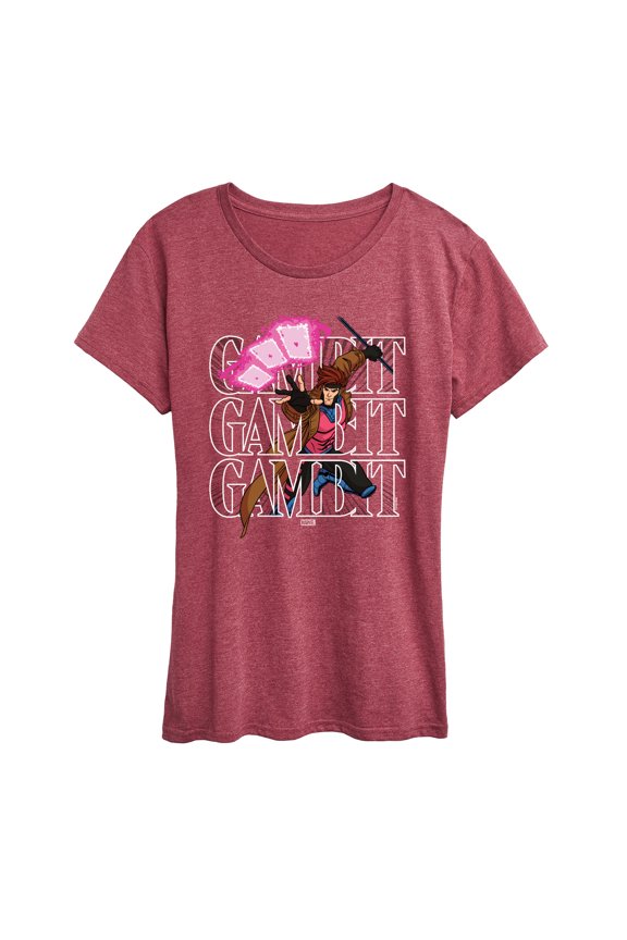 X-Men - Gambit Stack - Women's Short Sleeve Graphic T-Shirt