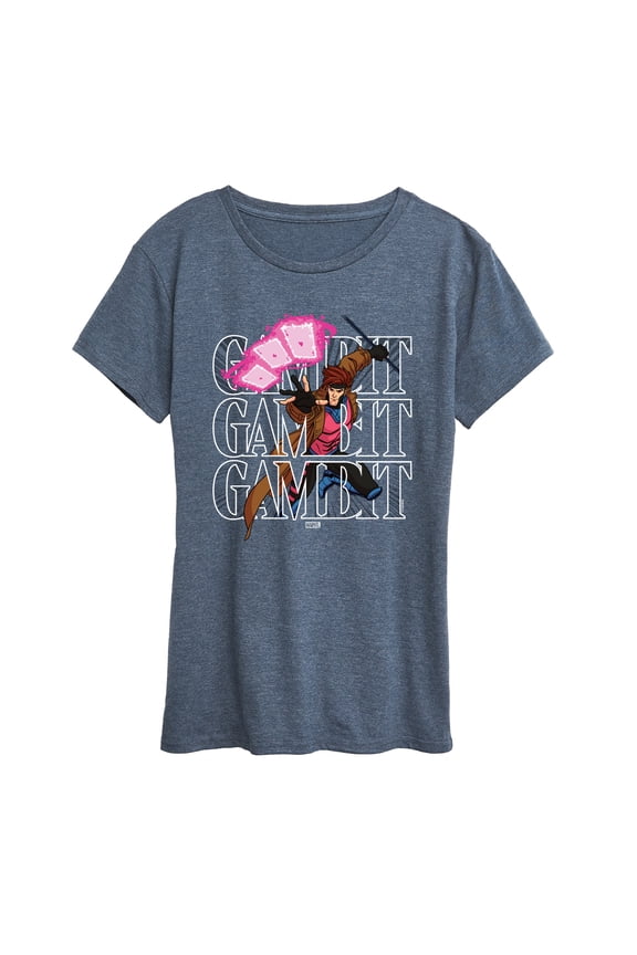 X-Men - Gambit Stack - Women's Short Sleeve Graphic T-Shirt