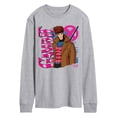 thumbnail image 1 of Marvel X-Men - Gambit With Logo - Men's Long Sleeve Graphic T-Shirt, 1 of 5