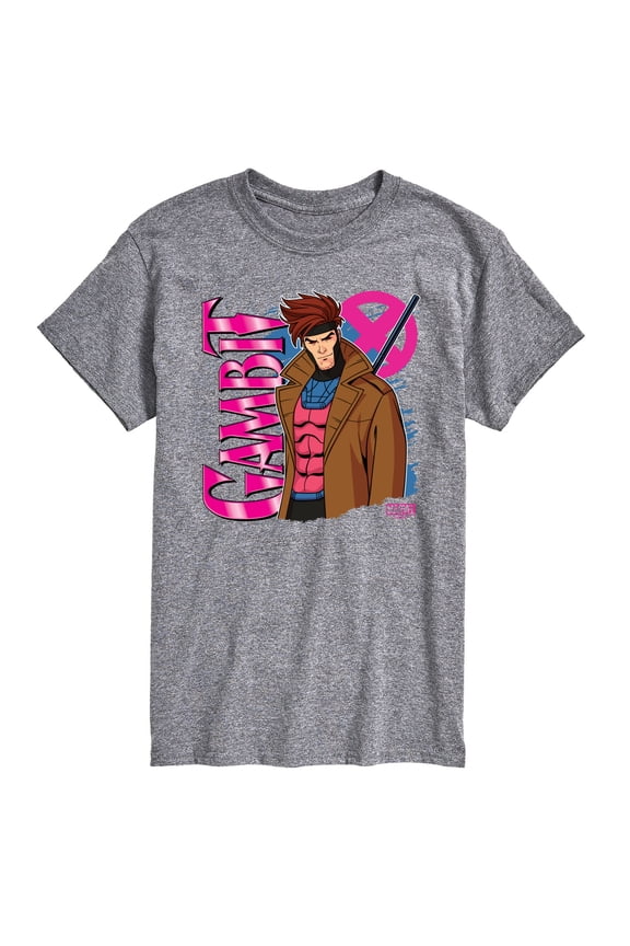 X-Men - Gambit With Logo - Men's Short Sleeve Graphic T-Shirt