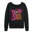 thumbnail image 1 of Marvel X-Men - Gambit With Logo - Women's French Terry Pullover Long Sleeve Shirt, 1 of 5