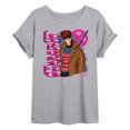 thumbnail image 1 of Marvel X-Men - Gambit With Logo - Women's Oversized Graphic T-Shirt, 1 of 4