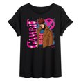 thumbnail image 1 of Marvel X-Men - Gambit With Logo - Women's Oversized Graphic T-Shirt, 1 of 4