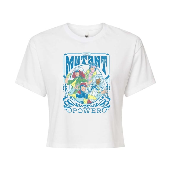 Marvel X-Men - Girl Group - Juniors Cropped Graphic T-Shirt