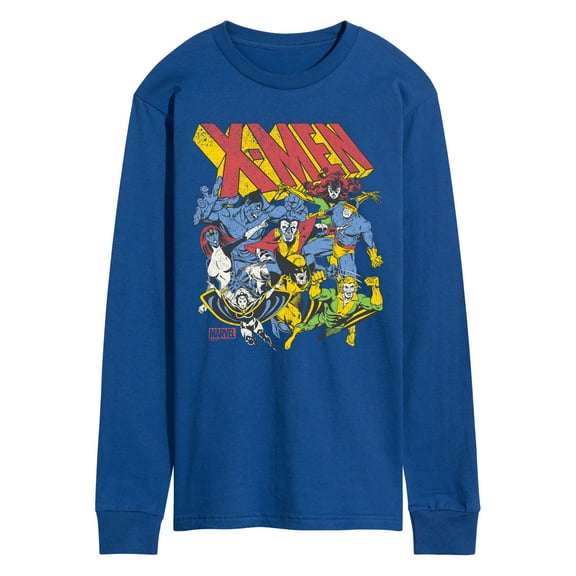 Marvel X-Men - Group Logo - Men's Long Sleeve Graphic T-Shirt